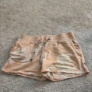 Stance Tan Athletic Shorts Relaxed Fit Cotton Blend